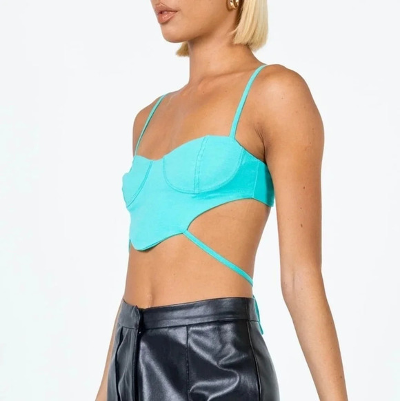 NWT Princess Polly Ashanti Top, Color Teal Size 12 - Picture 3 of 15
